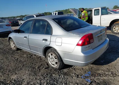2001 Honda Civic Lx from USA, damaged, VIN 2HGES15561H548271